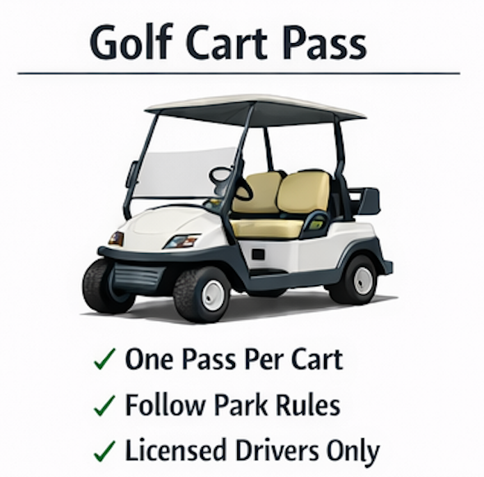 Golf Cart Fee (Personal or Rented Golf Cart)